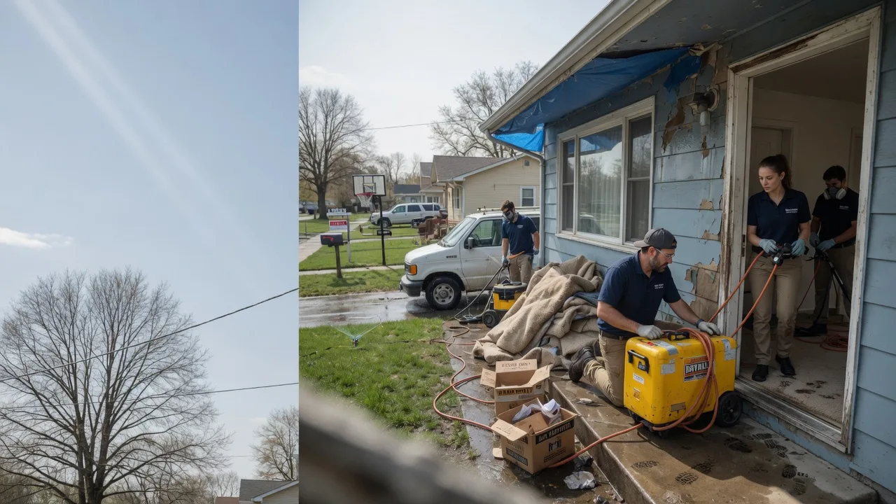 Basement Flood Cleanup in Satanta, KS near me